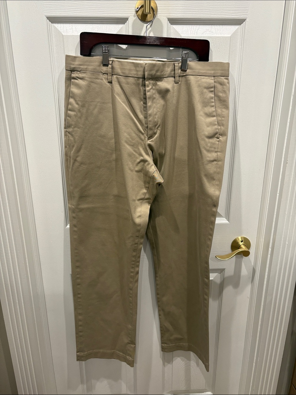 Banana Republic Emerson straight leg tan chinos